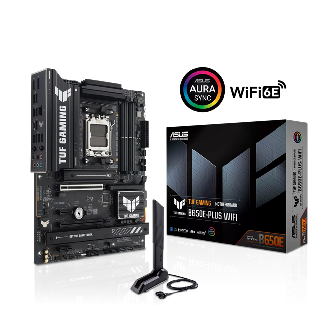 ASUS TUF GAMING B650E-PLUS WIFI AMD B650 Socket AM5 ATX Motherboard